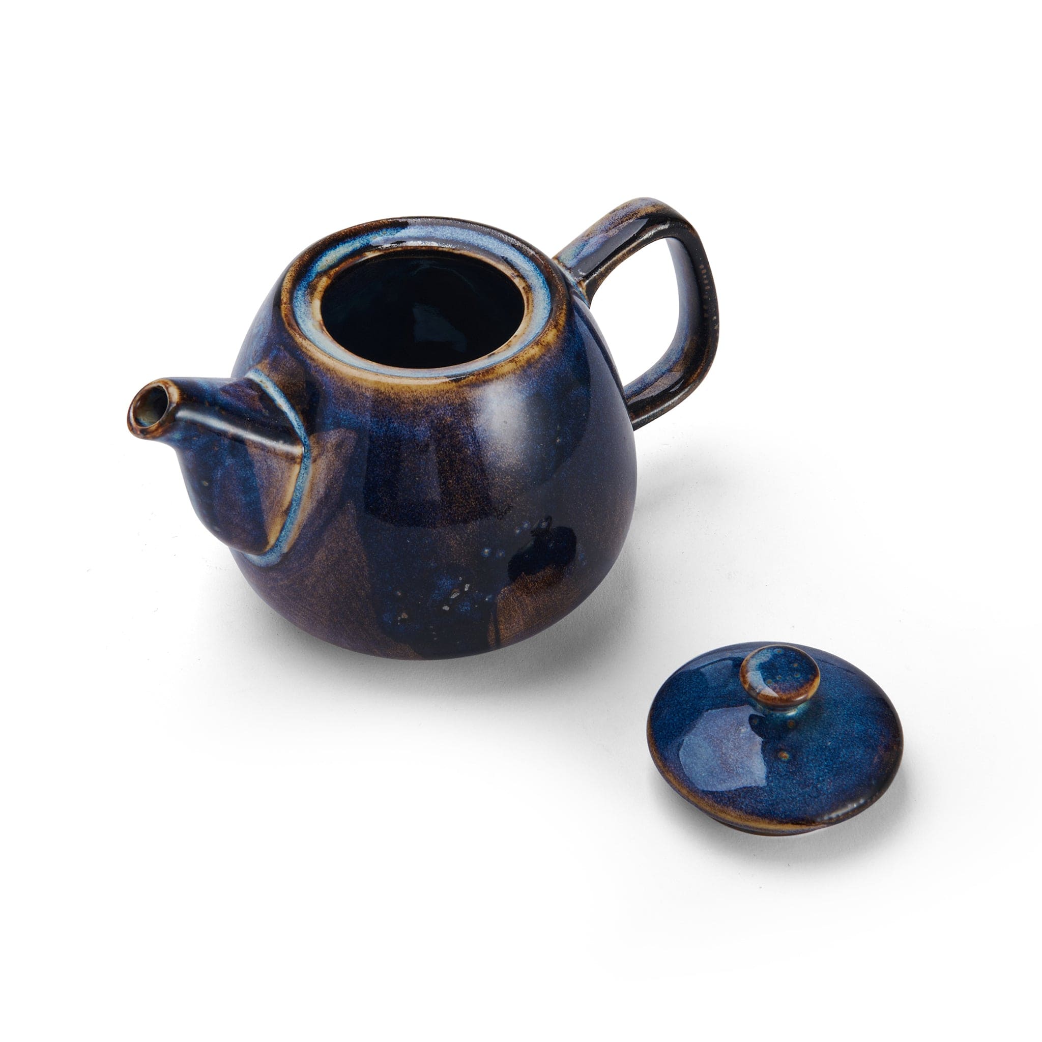 Starlit Porcelain Teapot 8.3" / 29.7oz Blue