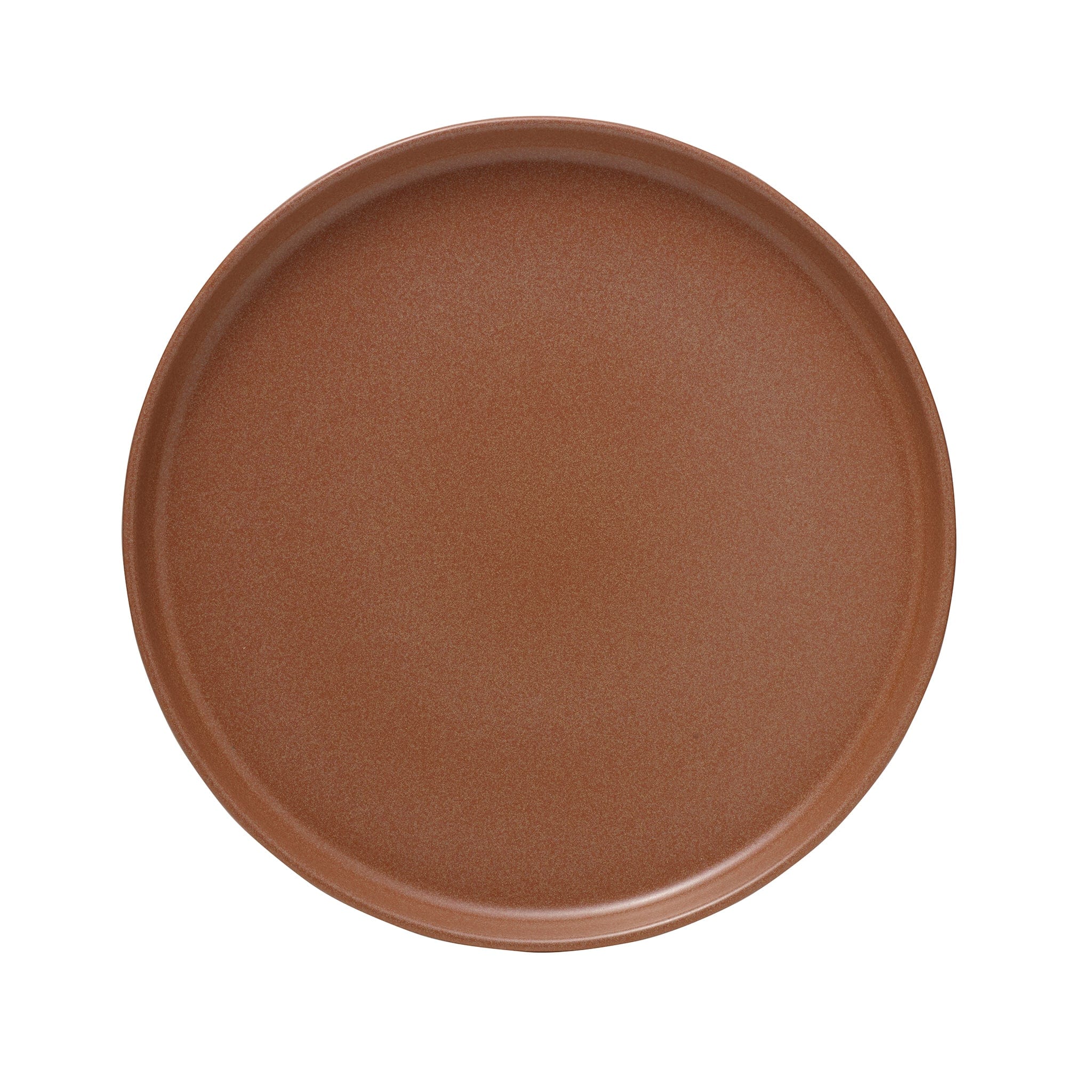 Solitude Stoneware Coupe Plate 11in Brown