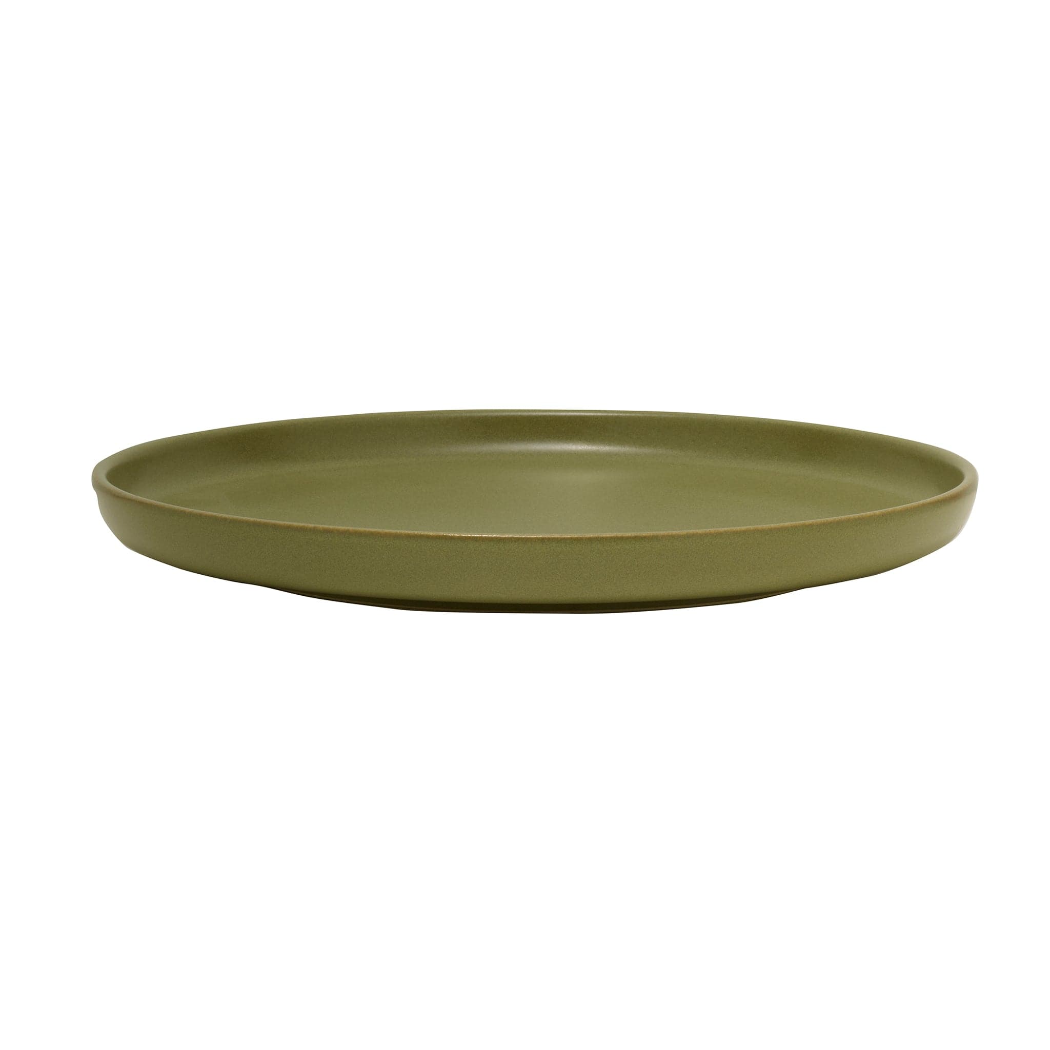 Solitude Stoneware Coupe Plate 11in Green
