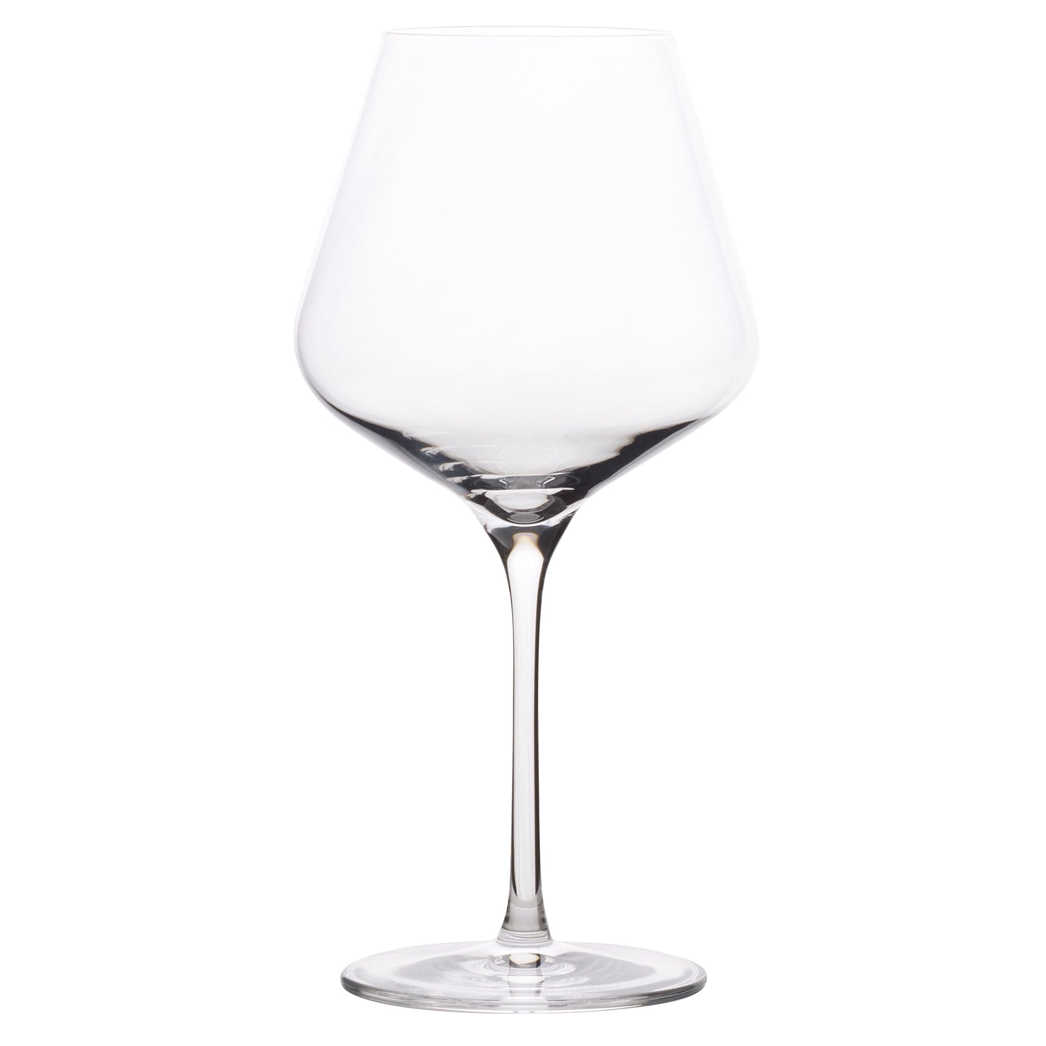 Lucie Crystalline Burgundy Glass 22.5oz Clear