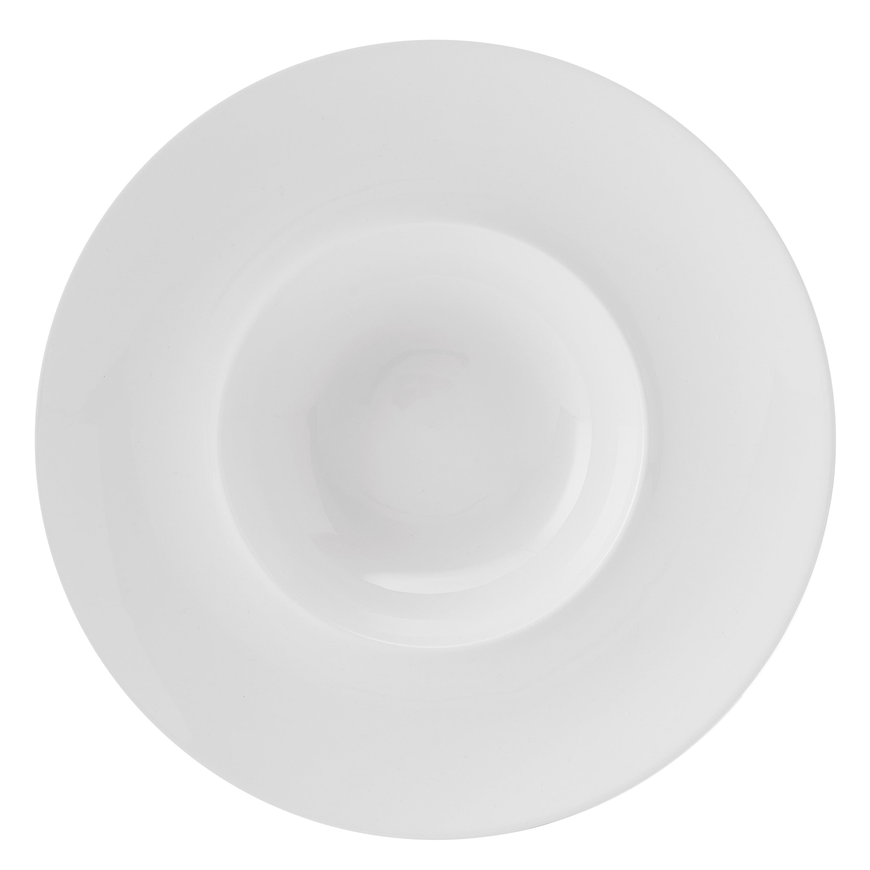 Specials Porcelain Deep Round Plate 11" White